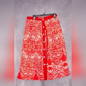 Marissa Wilson New York Mimi Shiny A Line Pleated Skirt 12